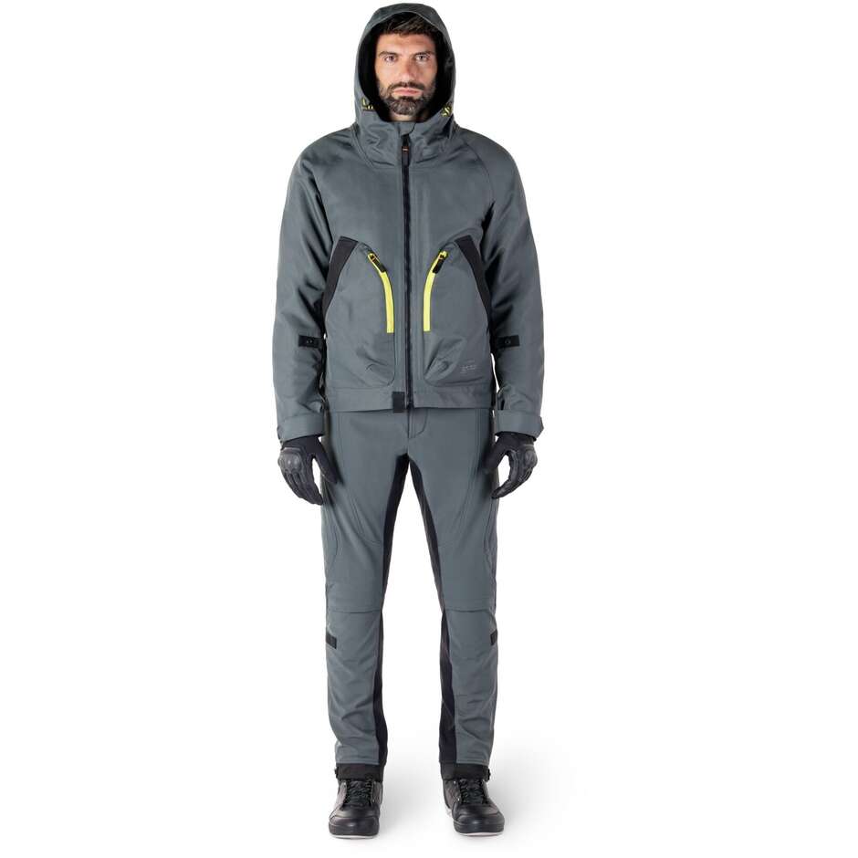 Alpinestars MORUSH WP PARKA Veste de moto en tissu gris urbain