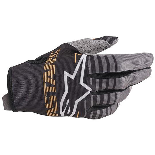 Alpinestars Moto Cross Enduro Glove Radar Black Gray Gold