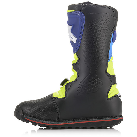 Alpinestars Moto Cross Enduro Stiefel TECH T Schwarz Rot Blau Gelb Fluo