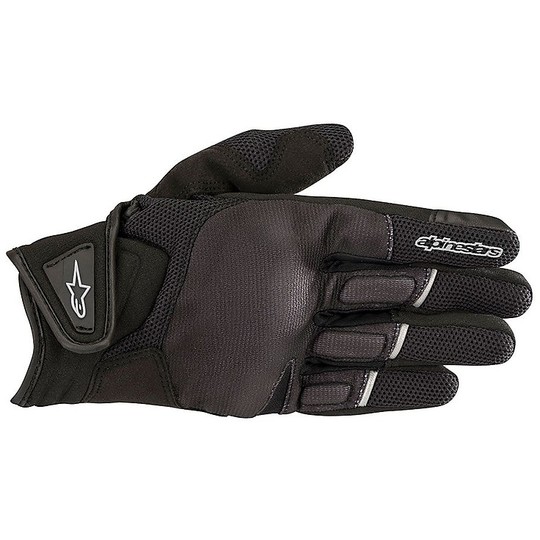 Alpinestars Motorbike Women's Gloves Fabric ATOM Star Black