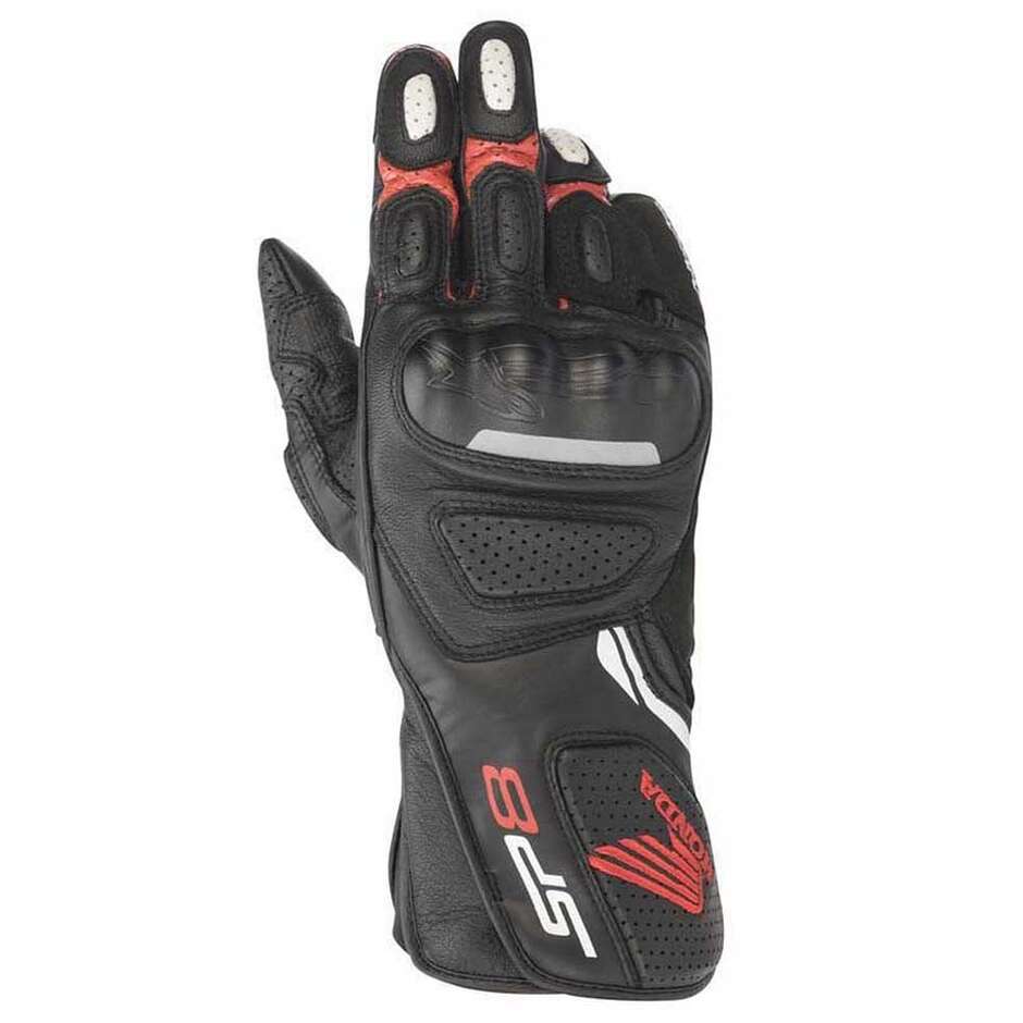 Alpinestars Motorcycle Gloves HONDA SP-8 V2 GLOVES Red White Black