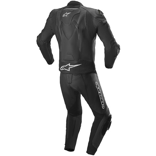 Alpinestars Motorcycle Racing Divisible Suit MOTEGI v3 Black 2pc