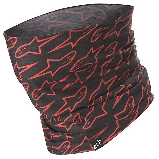 Alpinestars Motorcycle Underwear Collar ASTARS Neck Tube Black Red Fluo