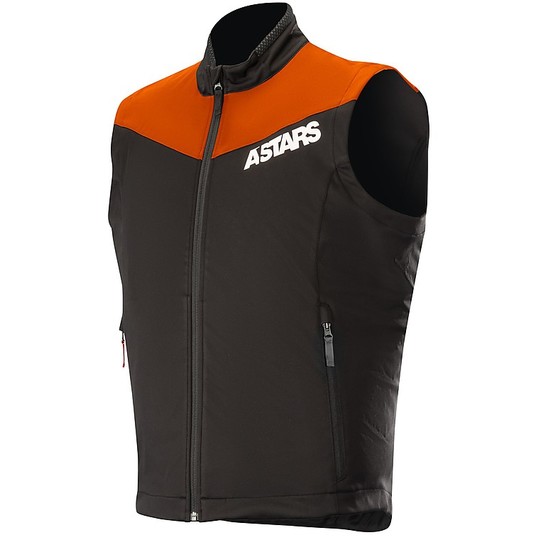 Alpinestars Motorcycle Vest Cross Enduro SESSION RACE Vest Black Orange Fluo