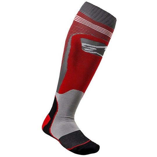 Alpinestars MX20 MX Plus MX Cross-Socks MX Plus-1 Socks Red Gray