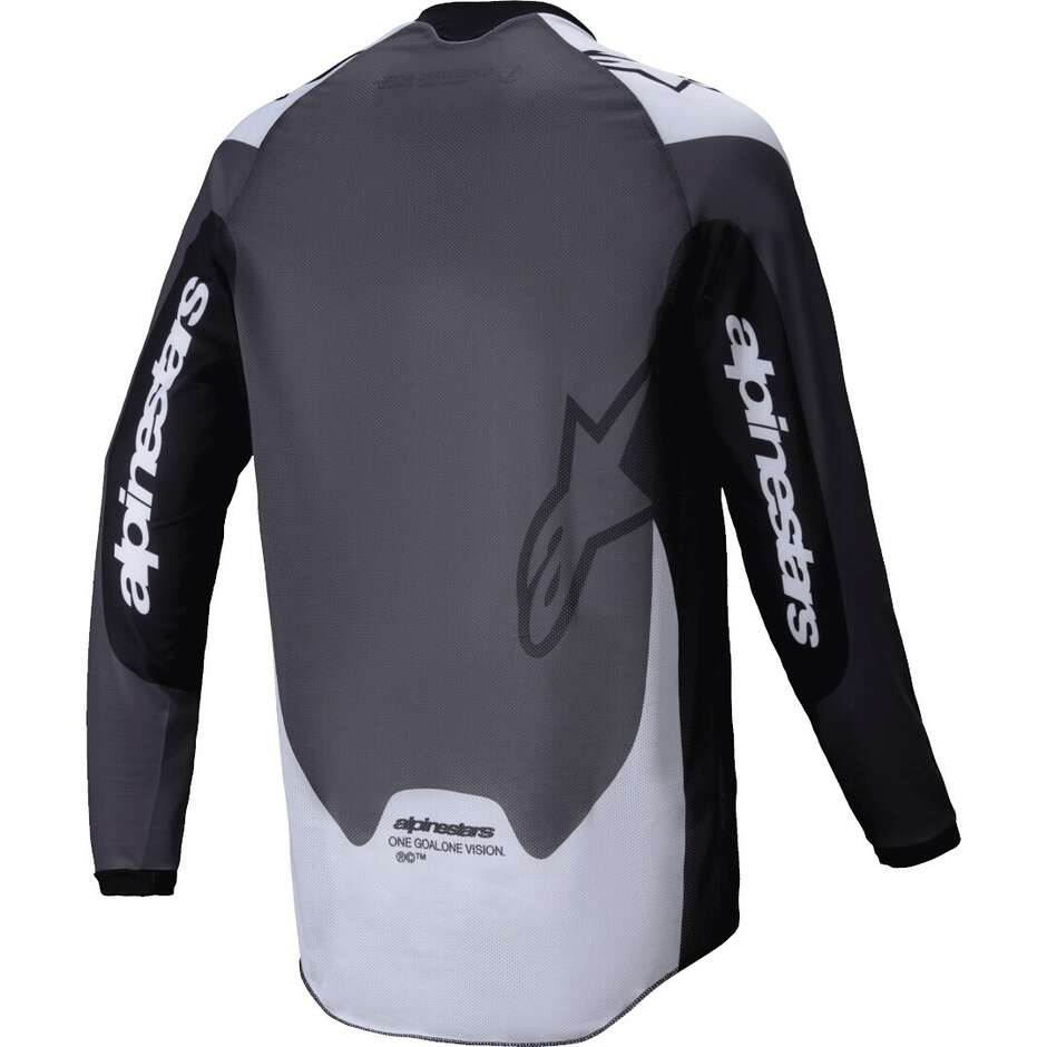 Alpinestars PRO-DURA Motocross Enduro Jersey Black MAGNET White