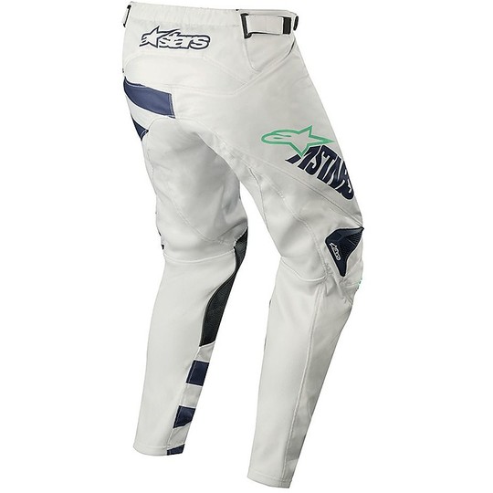 Alpinestars RACE BRAAP Motocross Cross Enduro Pants Cool Gray Navy Teal