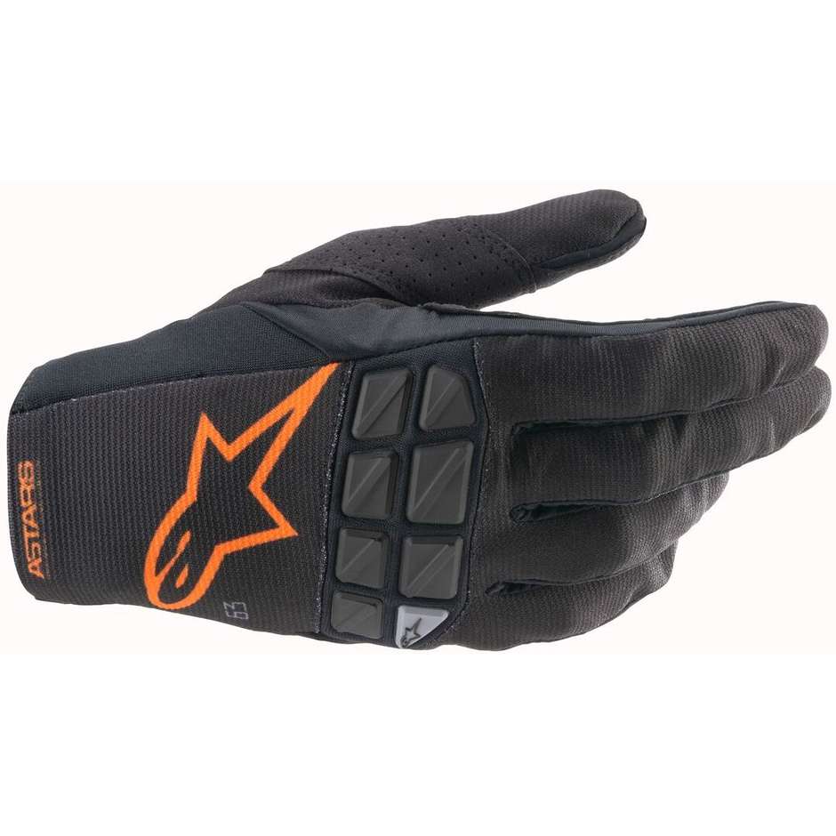 Alpinestars RACEFEND Cross Enduro Motorcycle Gloves Black Orange