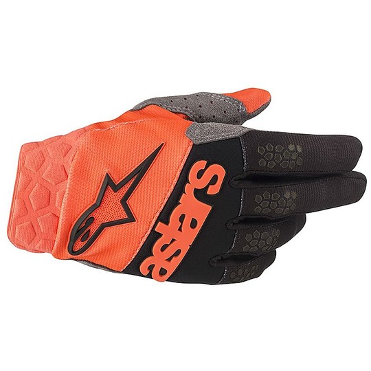Alpinestars RACEFEND Cross Enduro Motorcycle Gloves Orange Black