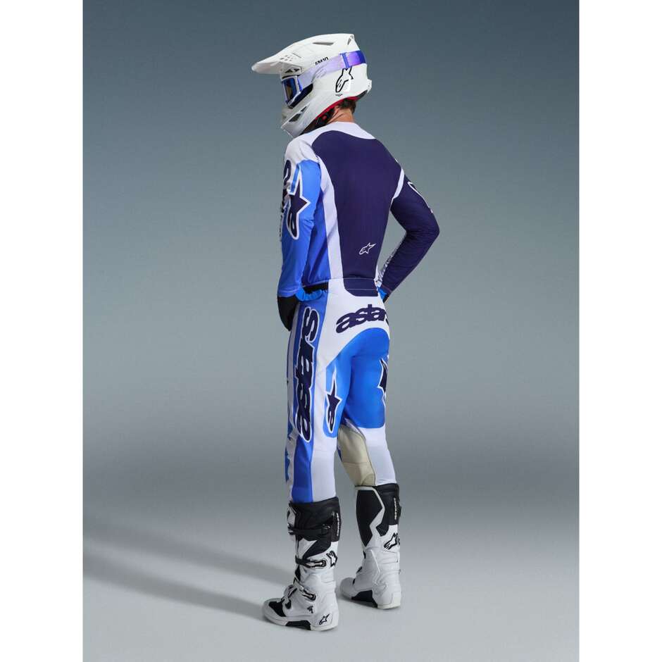 Alpinestars RACER AIR PORTL Motocross Enduro Jersey Blue White Light Blue
