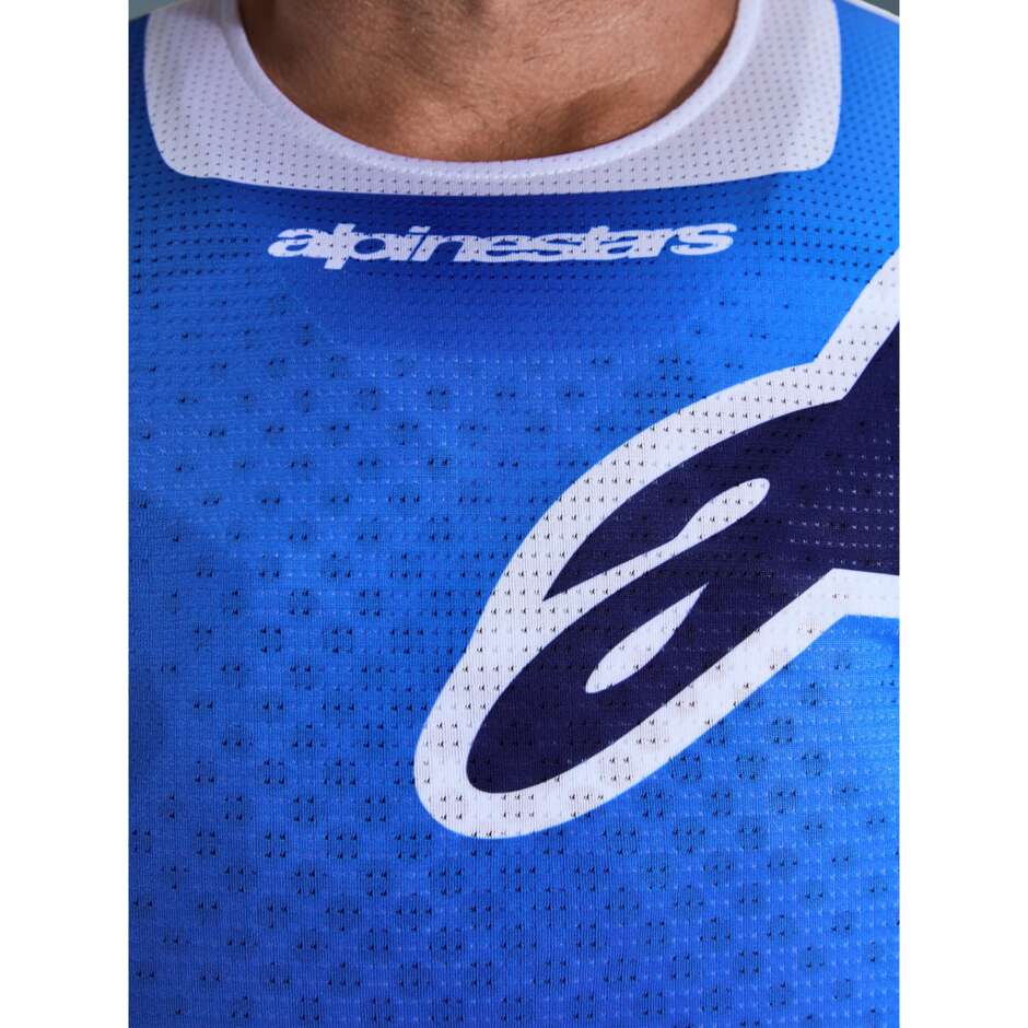 Alpinestars RACER AIR PORTL Motocross Enduro Jersey Blue White Light Blue