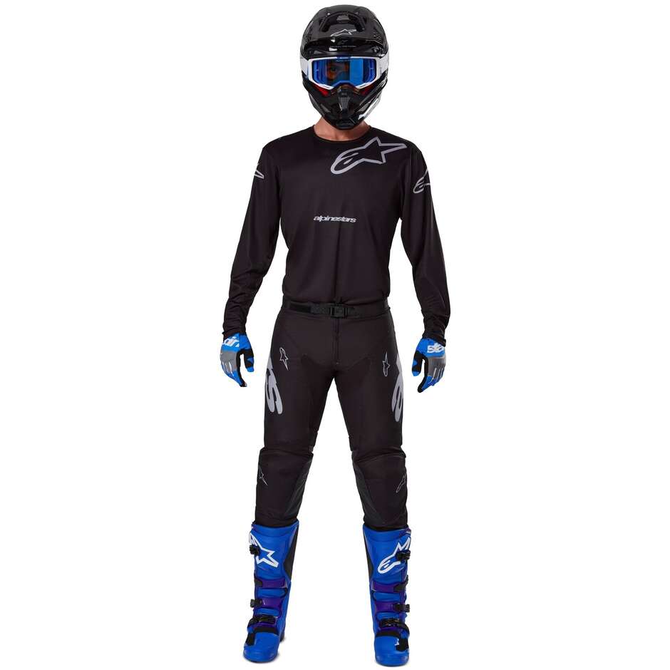 Alpinestars RACER GRAPHITE Motocross Enduro Pants Black Grey