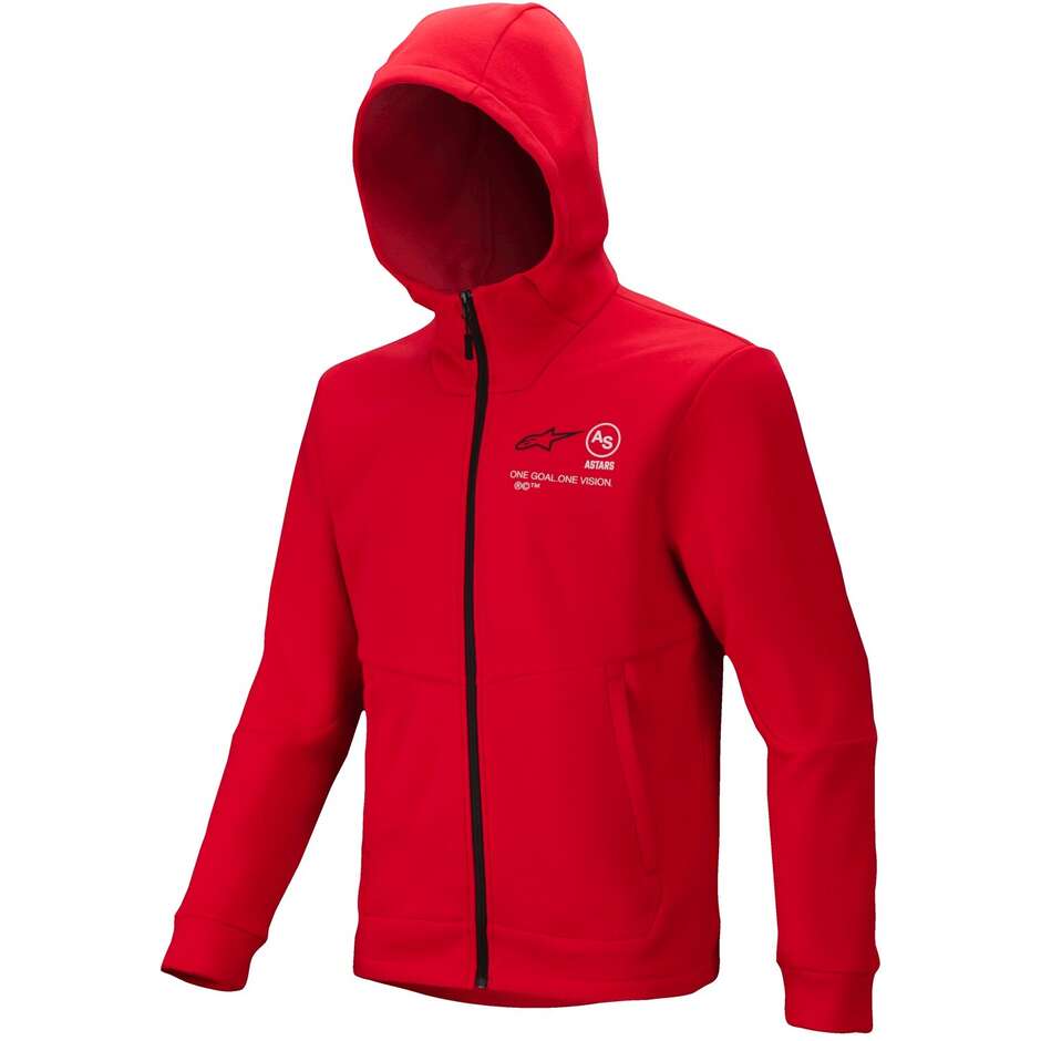 Alpinestars RACER MX FLEECE Bright Red Moto Cross Enduro Sweatshirt