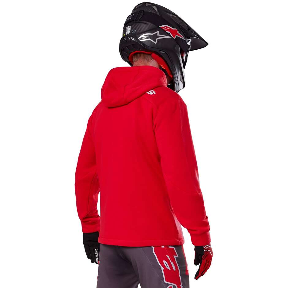 Alpinestars RACER MX FLEECE Bright Red Moto Cross Enduro Sweatshirt