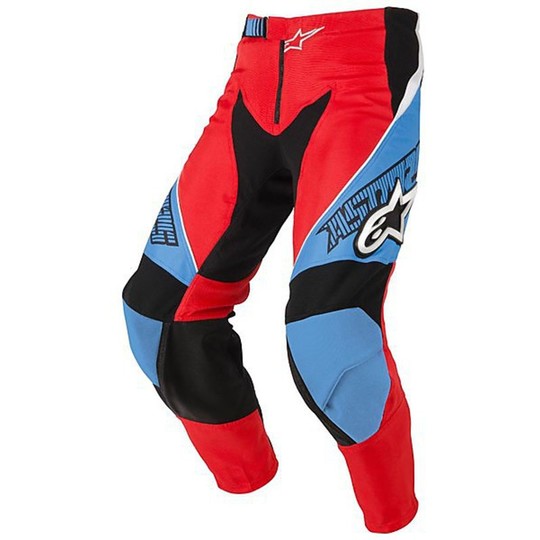Alpinestars RACER Pants Enduro pantalon de motocross Rouge-Bleu