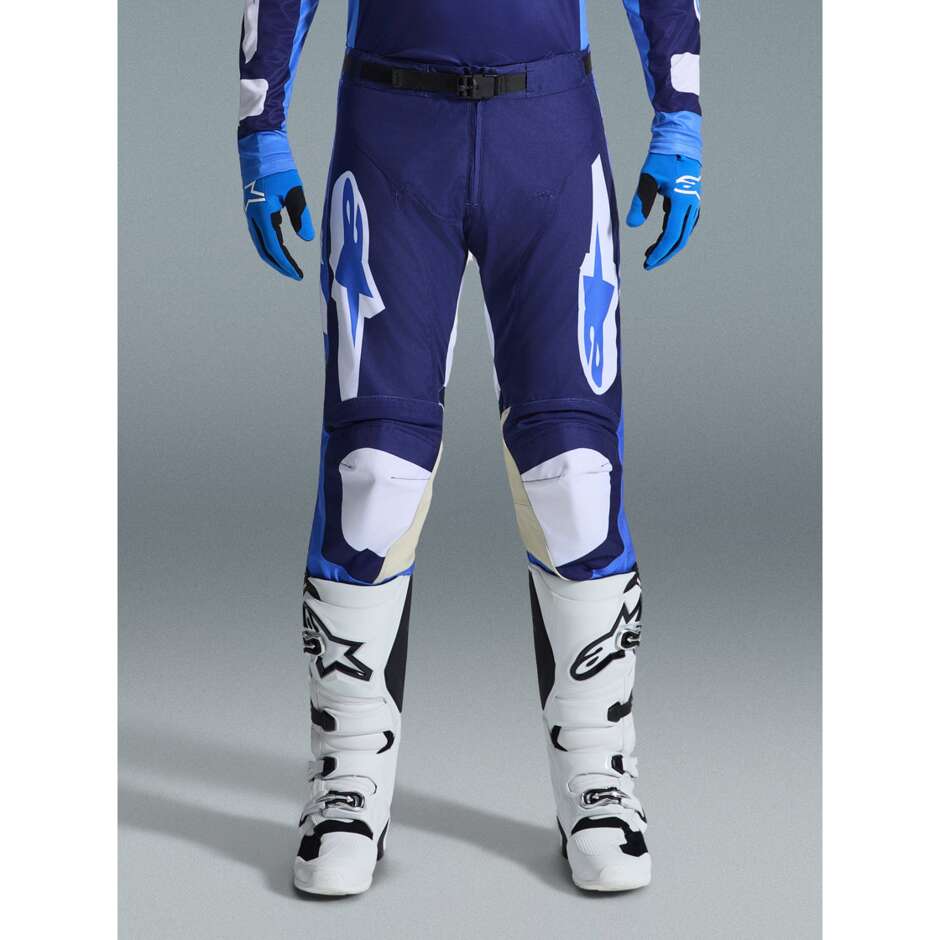 Alpinestars RACER RIWAY Cross Enduro Motorcycle Pants Blue White Light Blue