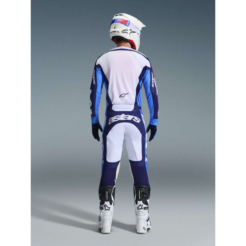 Alpinestars RACER RIWAY Cross Enduro Motorcycle Pants Blue White Light Blue