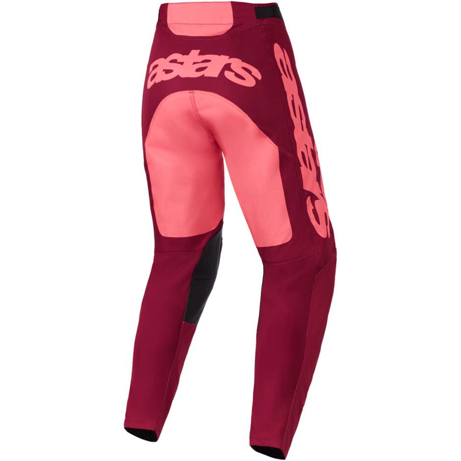 Alpinestars RACER RIWAY Cross Enduro Motorcycle Pants, Coral, Dark Red
