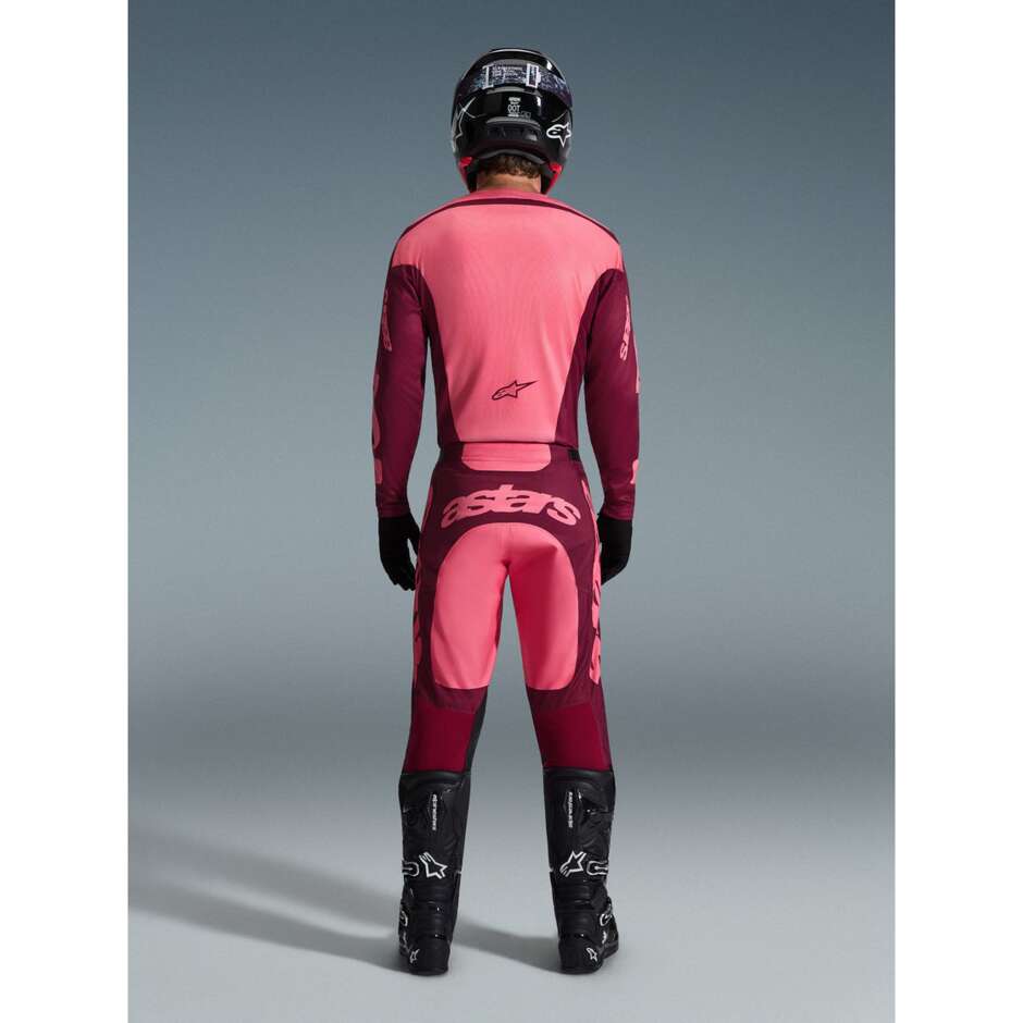 Alpinestars RACER RIWAY Cross Enduro Motorcycle Pants, Coral, Dark Red