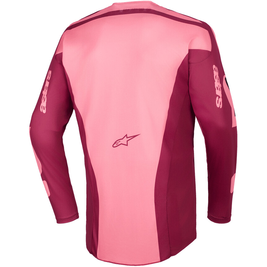Alpinestars RACER RIWAY Dark Coral Red Cross Enduro-Motorradtrikot