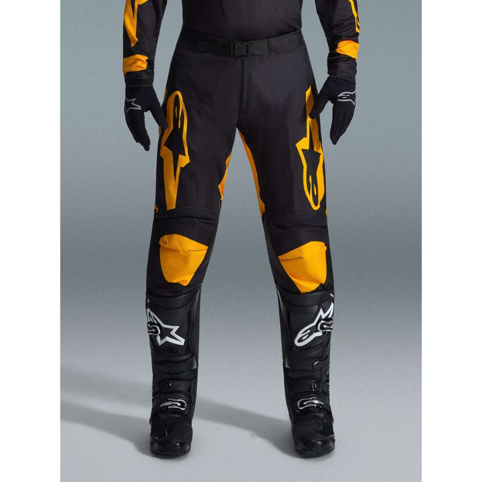 Alpinestars RACER RIWAY Motocross Enduro Hose Gelb Schwarz