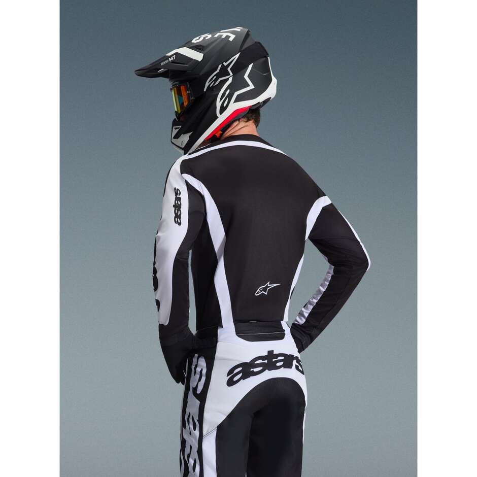 Alpinestars RACER RIWAY Motocross Enduro Jersey White Black