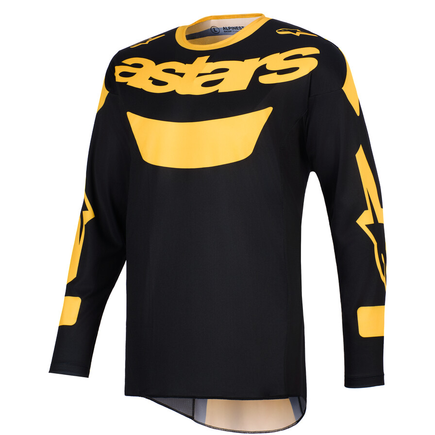 Alpinestars RACER RIWAY Motocross Enduro Jersey Yellow Black