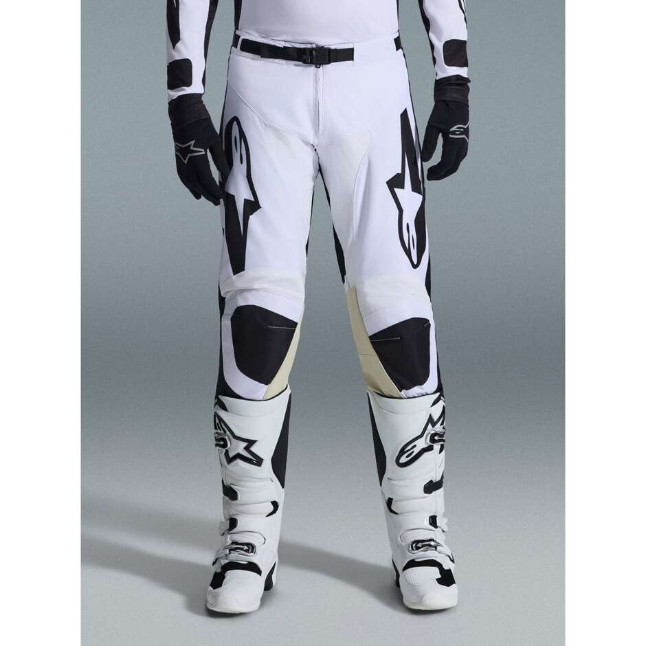 Alpinestars RACER RIWAY Motocross Enduro Pants White Black
