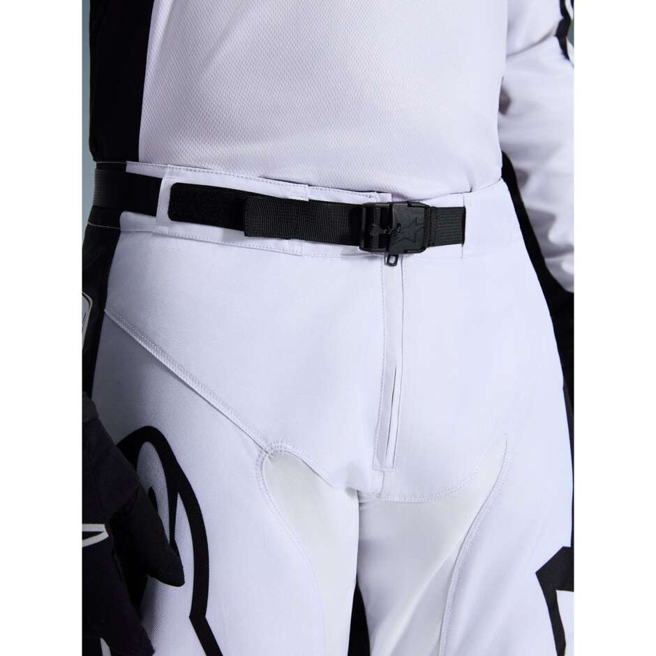 Alpinestars RACER RIWAY Motocross Enduro Pants White Black