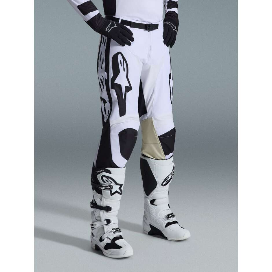 Alpinestars RACER RIWAY Motocross Enduro Pants White Black