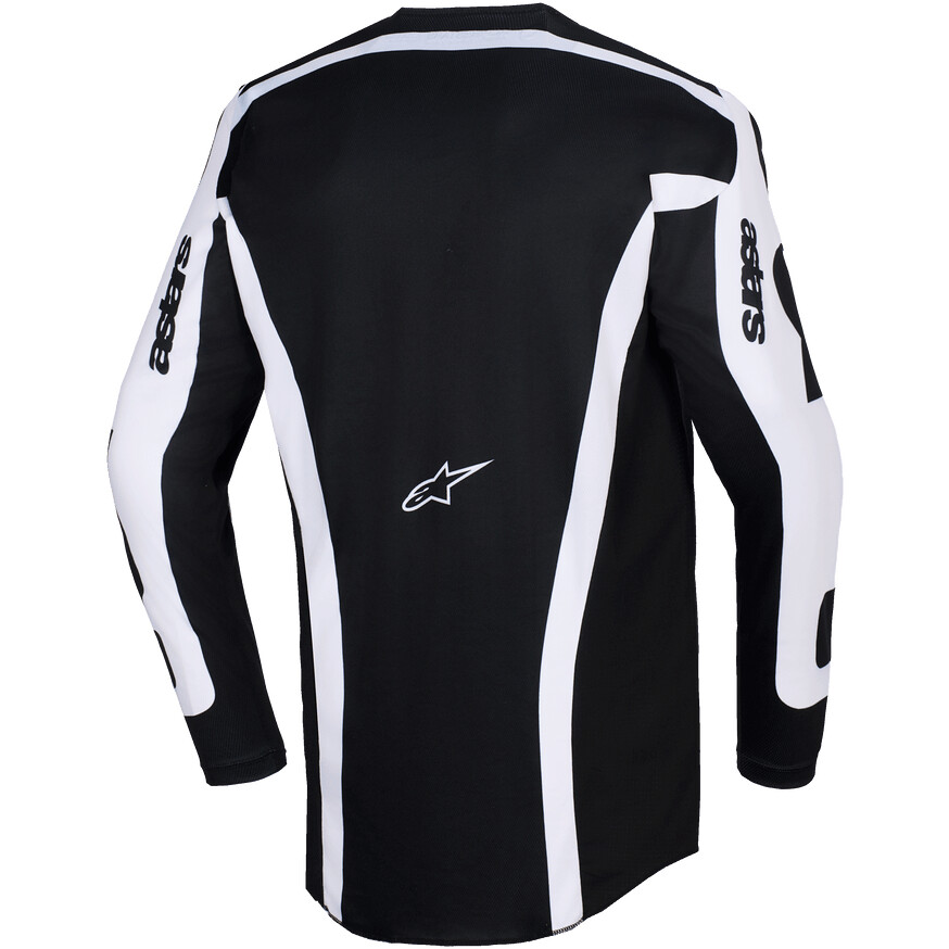 Alpinestars RACER RIWAY Motocross Enduro Trikot Weiß Schwarz