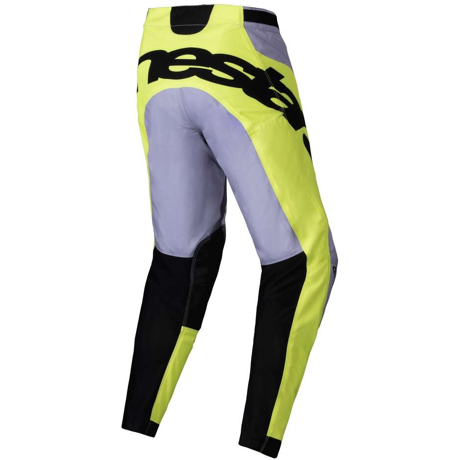 Alpinestars RACER VEIL Cross Enduro Motorradhose Grau Fluo Gelb