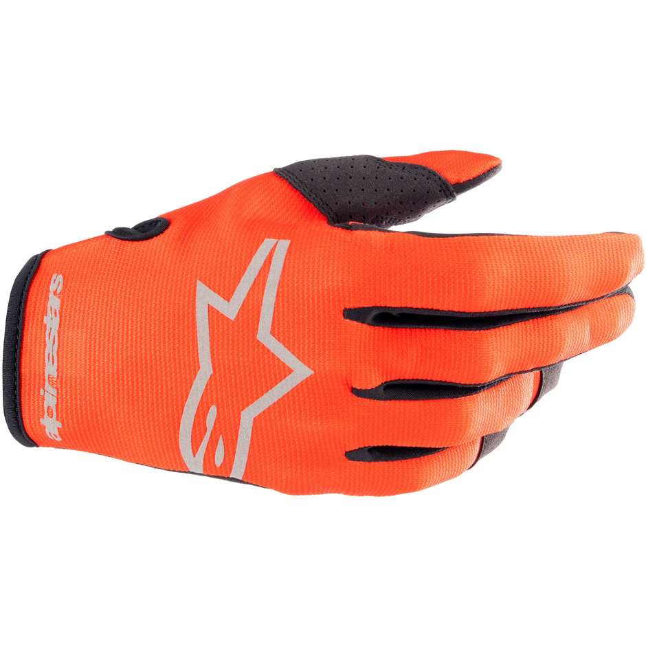 Alpinestars RADAR Cross Enduro Motorcycle Gloves Black Orange