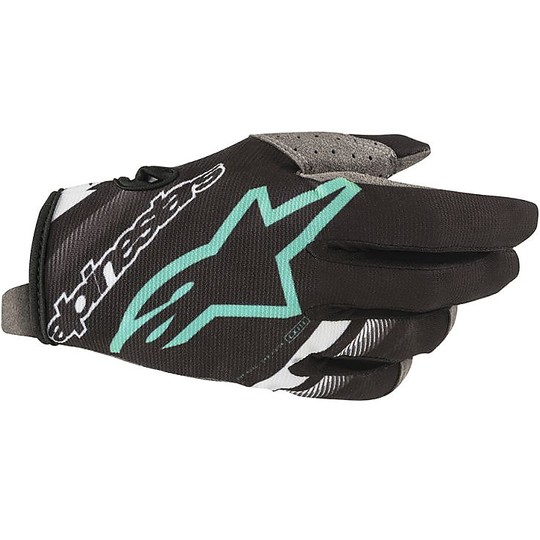Alpinestars RADAR Cross Enduro Motorcycle Gloves Black Teal