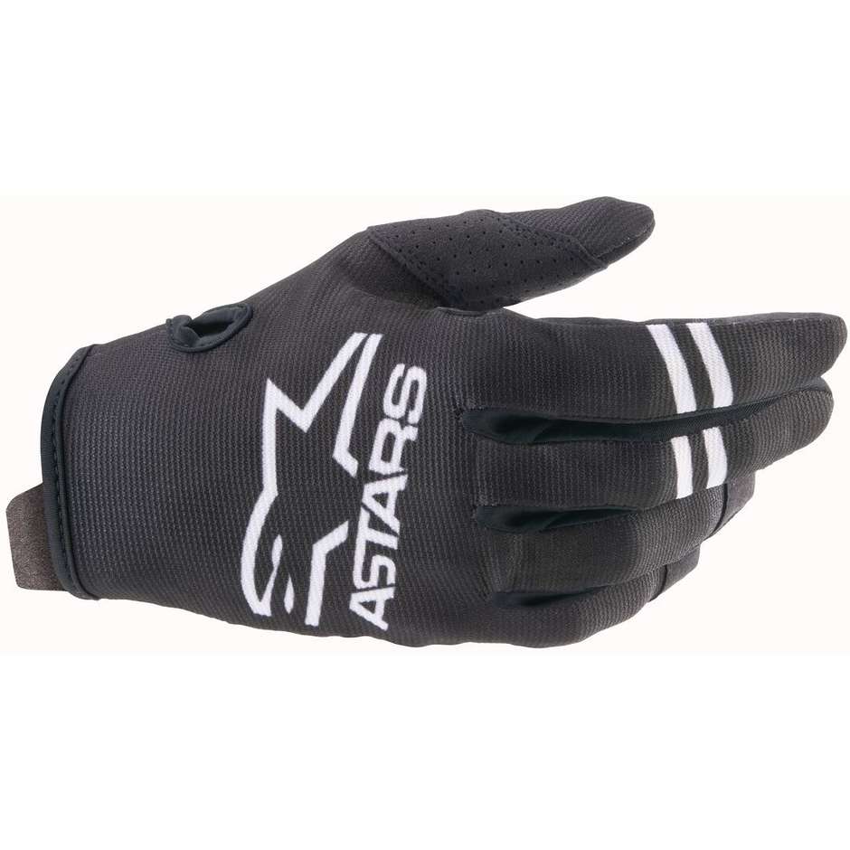Alpinestars RADAR Cross Enduro Motorcycle Gloves Black White