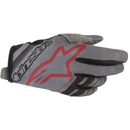 Alpinestars RADAR Mid Enduro Motorcycle Gloves Black Gray Burgundy