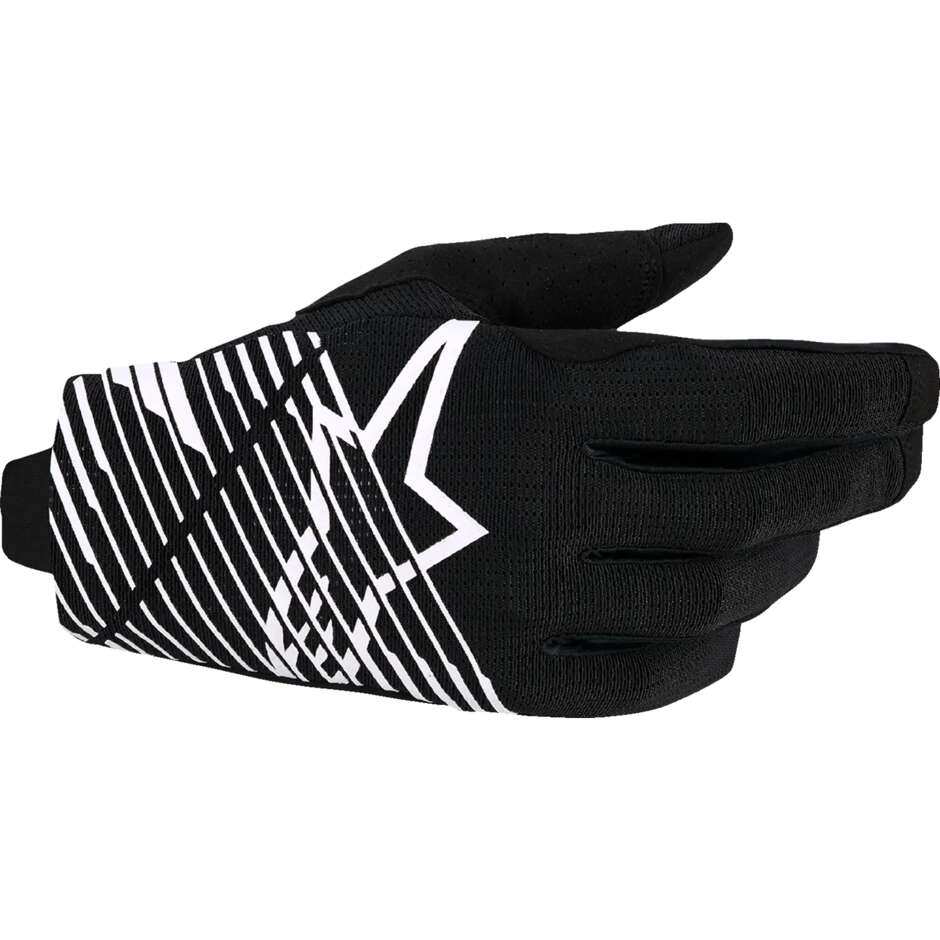 Alpinestars RADAR PRO Cross Enduro Motorradhandschuhe Schwarz Weiß