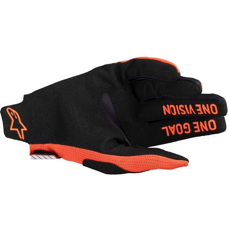 Alpinestars RADAR PRO Hot Orange Cross Enduro Motorcycle Gloves