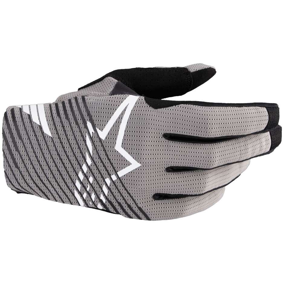 Alpinestars RADAR PRO Schwarze Motorrad-Cross-Enduro-Handschuhe