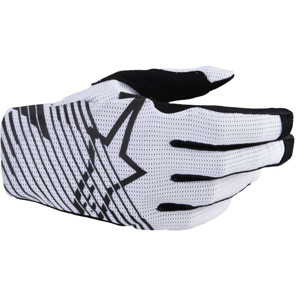 Alpinestars RADAR PRO Weiße Cross Enduro Motorradhandschuhe