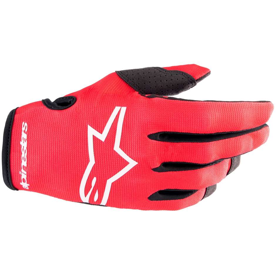 Alpinestars RADAR Red White Cross Enduro Motorcycle Gloves