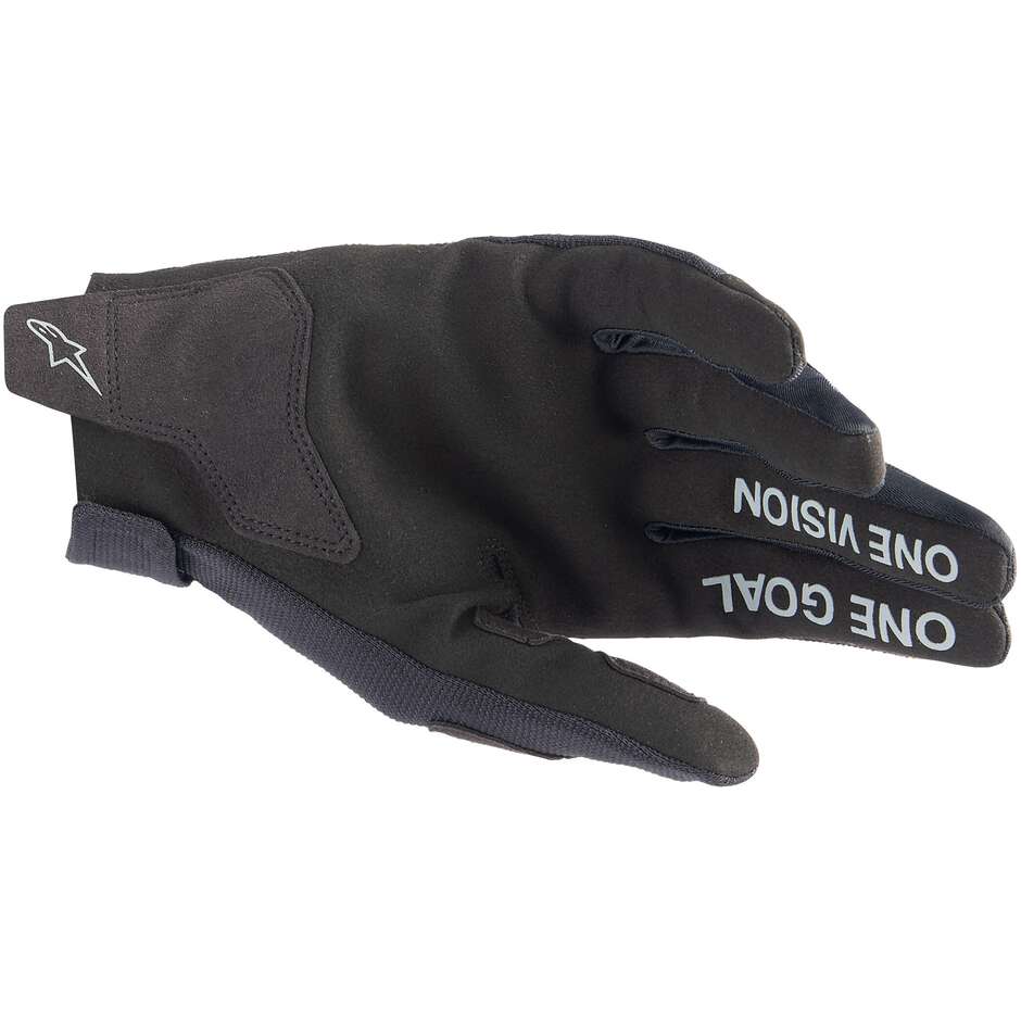 Alpinestars RADAR Schwarze Motorrad-Cross-Enduro-Handschuhe