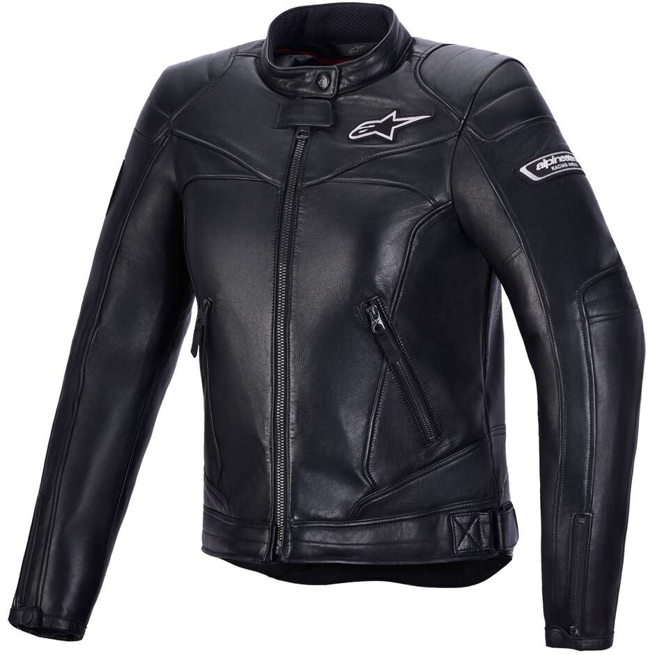 Alpinestars REVEA Damen-Lederjacke Schwarz