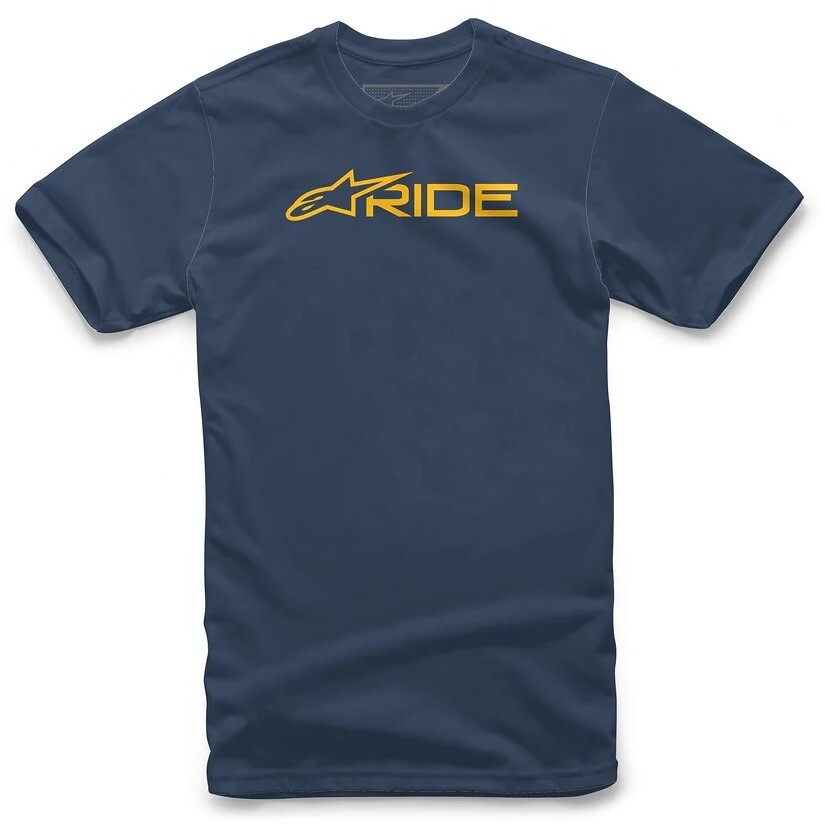 Alpinestars RIDE 3.0 TEE Navy Gold Casual T-Shirt