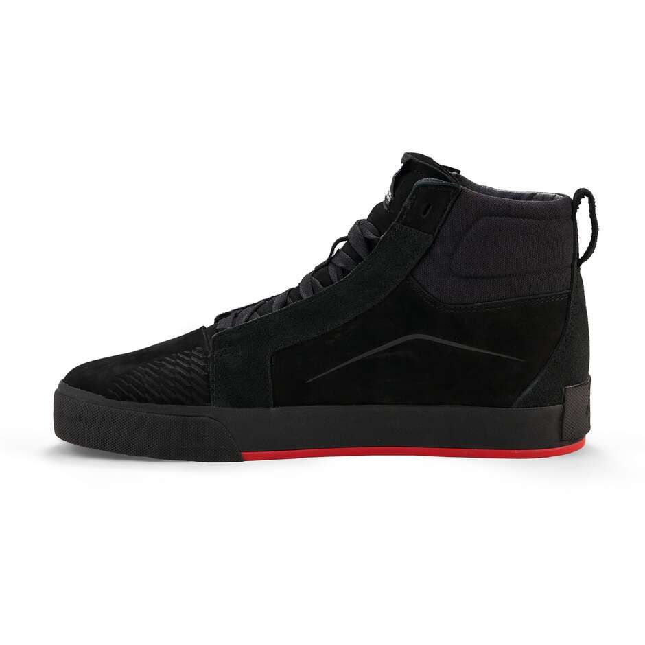 Alpinestars RIDE-63 LEATHER Motorcycle Shoes Black Bright Red