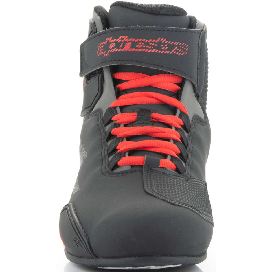 Alpinestars SEKTOR Motorradschuhe Schwarz Hellrot