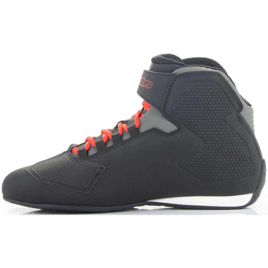 Alpinestars SEKTOR Motorradschuhe Schwarz Hellrot