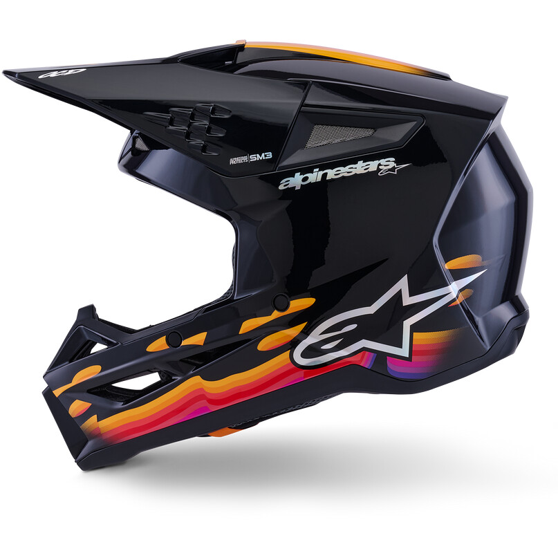 Alpinestars SM3 Force ECE06 Motocross Enduro Helmet Gloss Black