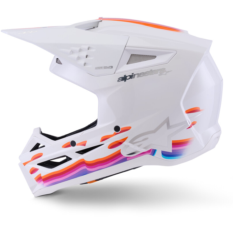 Alpinestars SM3 Force ECE06 Motocross Enduro Helmet Gloss White