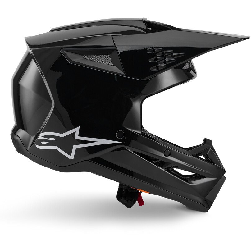 Alpinestars SM3 Solid ECE06 Motocross Enduro Helmet Gloss Black